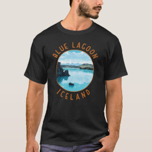 Blue Lagoon Island Distressed Circle T-Shirt