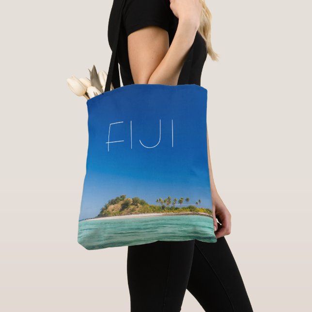 Blue Lagoon Seascape, Fidschi Tasche (Von Nahem)