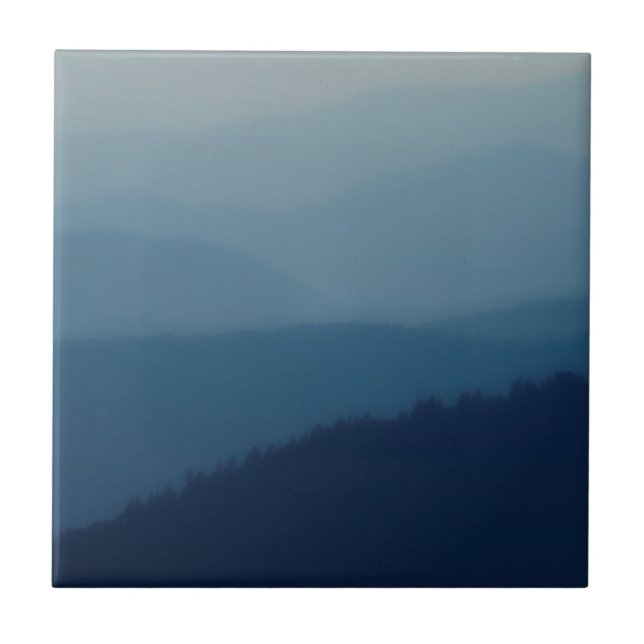 Blue Layers Fliese (Vorderseite)