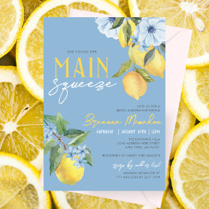 Blue Lemon hat ihren Main Squeeze Junggesellinnena Einladung