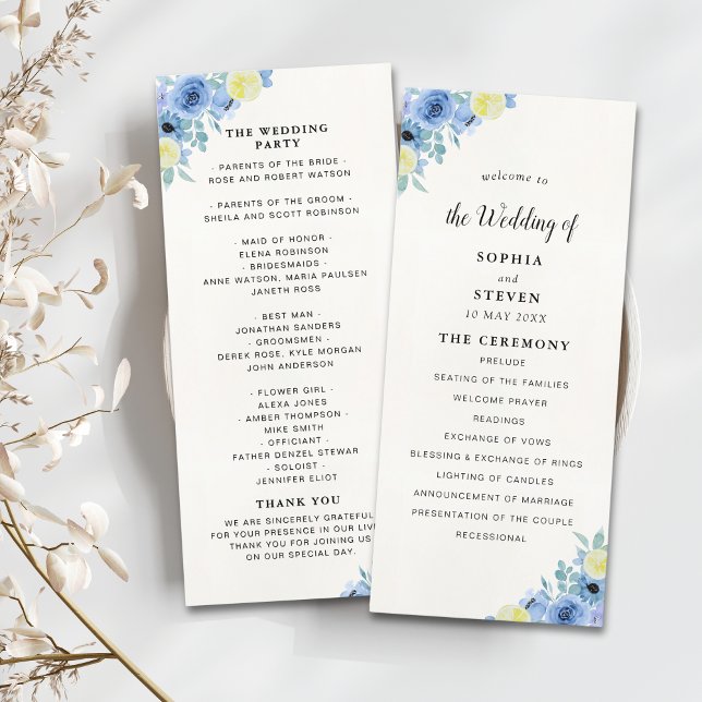 Blue Lemon Mediterranean Ceremony Programm (Von Creator hochgeladen)