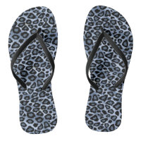 Blue Leopard Print