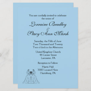 Blue Lesbian Einladung