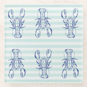 Blue LGeburters Glasuntersetzer