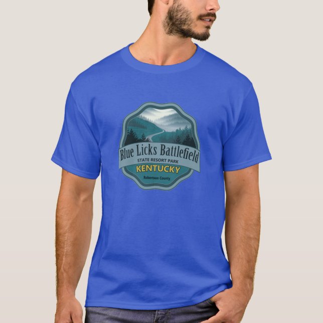 Blue Licks Battlefield Staaten Park T-Shirt (Vorderseite)