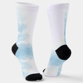 Blue & light blue socken