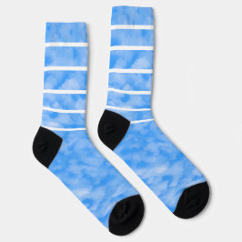 Blue & light blue socks socken