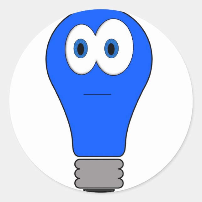 Blue Light Special Runder Aufkleber (Vorderseite)