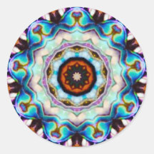 Blue Lights of the Paua Muschel Fraktal