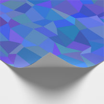 Blue Lila Geometric Gift Jeden Anlaß
