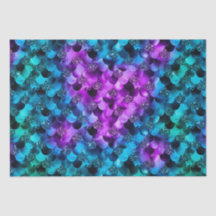Blue & Lila Glitzer Ocean Glamour Mermaid-Skala