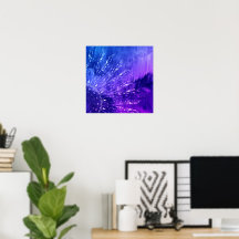 Blue Lila Mandala Clouds Boho Bohemisch