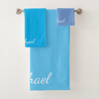 Blue Lila Script Typografy name anpassen