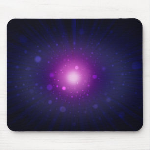 Blue Lila Space Galaxy Stars Abstrakt Mousepad