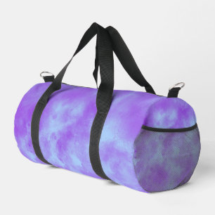 Blue Lila Storm Cloud Effect Duffle Bag