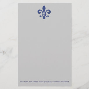 Blue Lilie Briefpapier