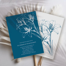 Blue Lily Kontur Blue Wedding