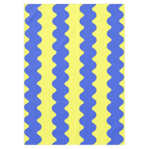 Blue Limon Wavy Stripe Fett Esszimmer Akzent Tischdecke