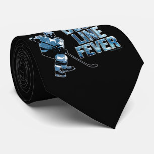 Blue Line Fever (Hockey) Neck Tie Krawatte