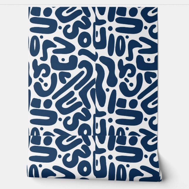 Blue line hit tapete (Abrollen)