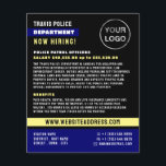 Blue Line & Logo, Polizeibeamter, Rekrutierung von Flyer<br><div class="desc">Blue Line & Logo,  Polizeibeamter,  Flyer für Anwerbung von Anwaltskanzleien durch den Business Card Store.</div>
