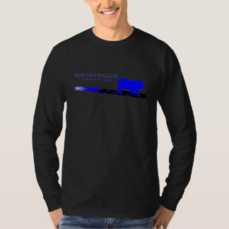 Blue Line-Logo-Schwarz-T-Shirt T-Shirt