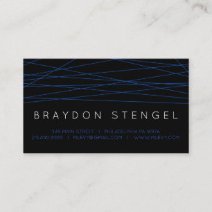 BLUE LINES Carte de visite professionnel