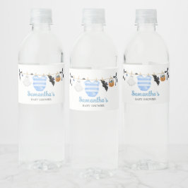 Blue Little Boo Baby Dusche