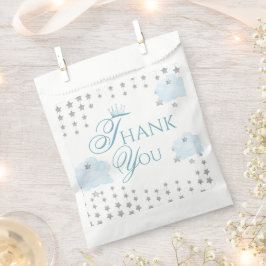 Blue Little Prince Thank You Favor Bag Geschenktütchen