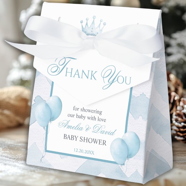 Blue Little Prince Thank You Moon Balloon Geschenkschachtel (Von Creator hochgeladen)