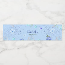 Blue Little Pumpkin Baby Dusche