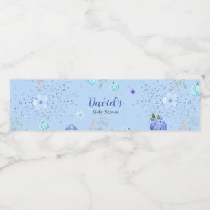 Blue Little Pumpkin Baby Dusche