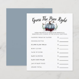 Blue Little Pumpkin Baby Dusche schätzt den Preis