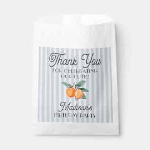 Blue Little Süsse Citrus Geburtstagsparty Cookie Geschenktütchen