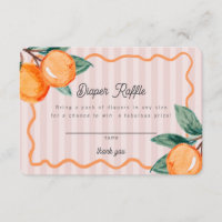 Blue Little Süsse Pastel Citrus Baby Diaper Raffle