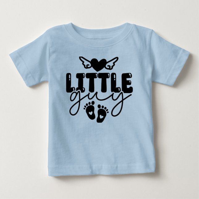 Blue Little Typ Baby Boy T - Shirt (Vorderseite)