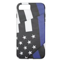 Blue Lives Matt Flag Handy Fall