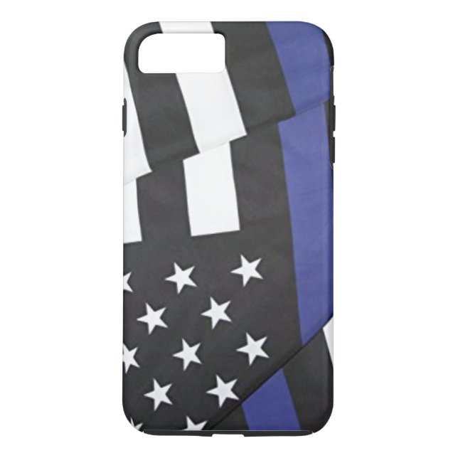 Blue Lives Matt Flag Handy Fall Case-Mate iPhone Hülle (Rückseite)