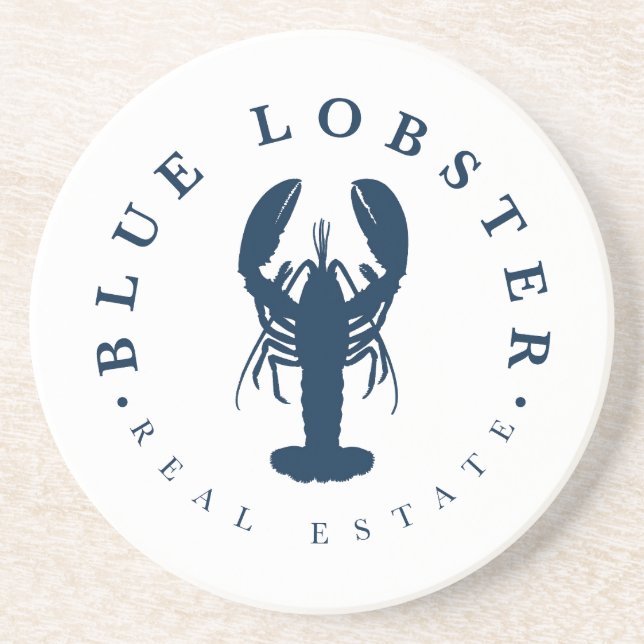 Blue Lobster Immobilier Maine Dessous de verre de  (Devant)