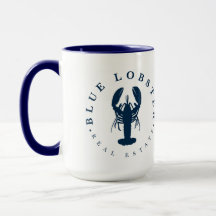 Blue Lobster Real Anwesen Maine 15oz Große Tasse