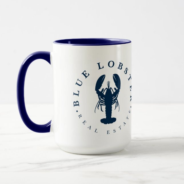 Blue Lobster Real Anwesen Maine 15oz Große Tasse (Links)