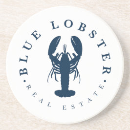 Blue Lobster Real Anwesen Maine Sandstone Unterset Getränkeuntersetzer