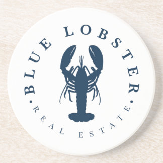 Blue Lobster Real Anwesen Maine Sandstone Unterset Getränkeuntersetzer