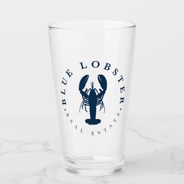 Blue Lobster Real Anwesen Mainpoint Glas Cup (Vorderseite)