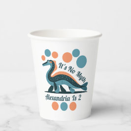 Blue Loch Ness Birthday Paper Cups Pappbecher