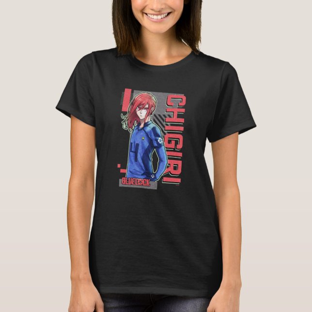 Blue Lock Chigiri Hyoma Der beste Striker der Welt T-Shirt (Vorderseite)