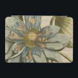 Blue Lotus Blume auf Tan Hintergrund mit Schreiben iPad Mini Hülle<br><div class="desc">Im Mittelpunkt dieses Stückes steht eine wunderschöne blaue Lotus-Blume in voller Blüte. Die gelbe Mitte ist fast hypnotisierend in ihrer Pracht. Fügen Sie Ihrem Zuhause ein wenig Eleganz mit diesem Druck hinzu!</div>