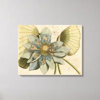 Blue Lotus Blume auf Tan Hintergrund mit Schreiben