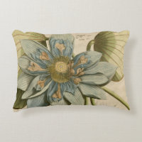 Blue Lotus Blume auf Tan Hintergrund mit Schreiben