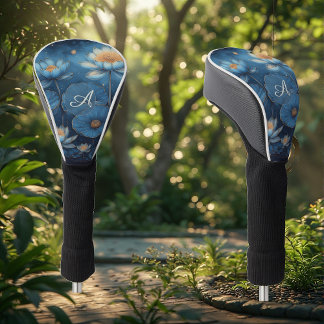 Blue Lotus Pond Serenity Symbol Renewal Spiritual Golf Headcover